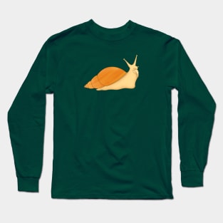 Giant African Land Snail, Achatina fulica, jadatzi Long Sleeve T-Shirt